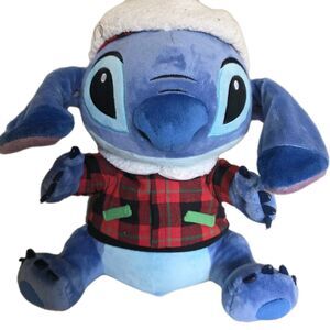 Disney Employee Store Lilo & Stitch CHRISTMAS Exclusive Plush 13”